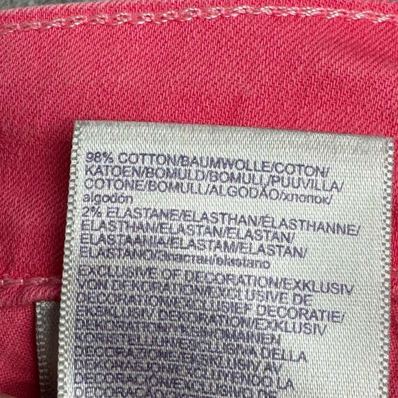 NYDJ Clarissa Ankle Jeans Size 10 Pink Lift Tuck Technology Womens Denim - Picture 8 of 13